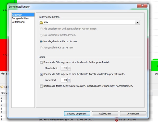 SW_Jmemorize_Lerneinstellung
